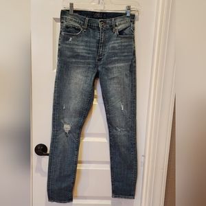Women's Lucky Brand Bridgette Skinny factory distressed jeans. Like new.  Size 2